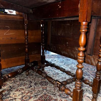 360 Vintage Maple Gate Leg Drop Leaf Table