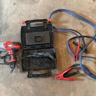 Rotary tool, Drill and jumper cables