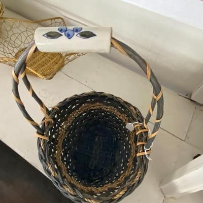 Farmhouse Mercantile Small Decorative Basket Lot