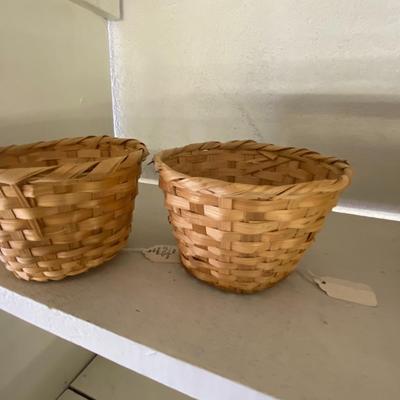 Farmhouse Mercantile Small Decorative Basket Lot