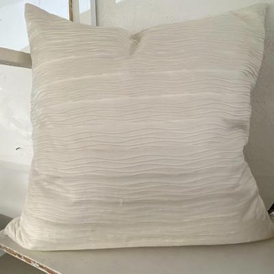 Pillow and Glass Veggie Tray Lot Two