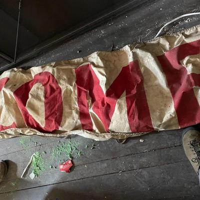 Vintage Road Banner from Sylva Supply Co