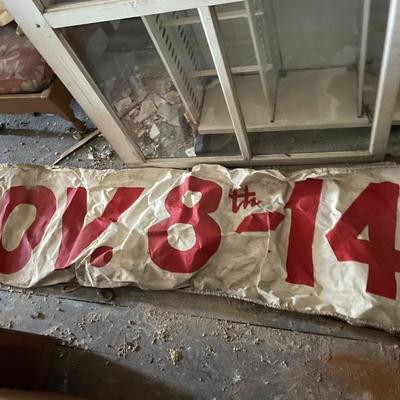 Vintage Road Banner from Sylva Supply Co