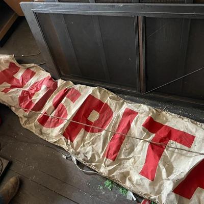 Vintage Road Banner from Sylva Supply Co