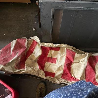 Vintage Road Banner from Sylva Supply Co