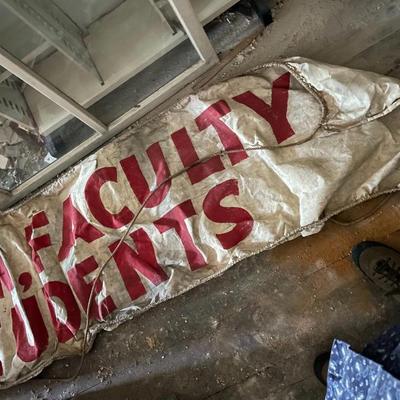 Vintage Road Banner from Sylva Supply Co