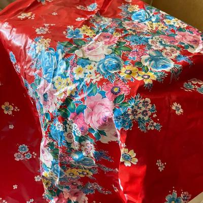 Vintage Bolt of Vinyl Fabric