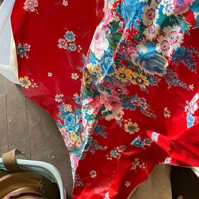 Vintage Bolt of Vinyl Fabric