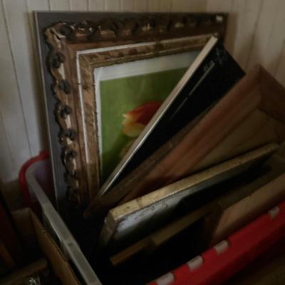 Frame & Picture lot - Estate lot all seen in photos