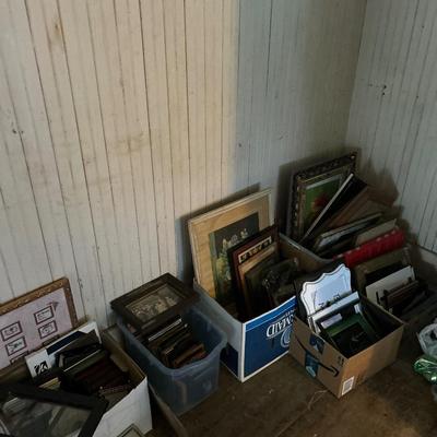 Frame & Picture lot - Estate lot all seen in photos