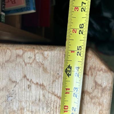 Classic British Scrubbed Pine Night Stand or Side Table