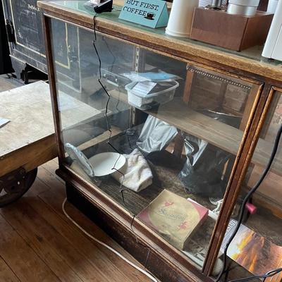 Vintage ORIGINAL SYLVA SUPPLY DISPLAY CASE