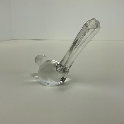 -20- VIKING | Dalzell Heisey Clear Glass Sparrow Figure