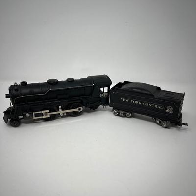 Vintage Marx Mar Lines Locomotive & Railcar Train New York 999 O Gauge