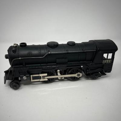 Vintage Marx Mar Lines Locomotive & Railcar Train New York 999 O Gauge