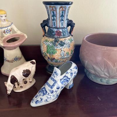Vintage pottery lot, all seen in photos