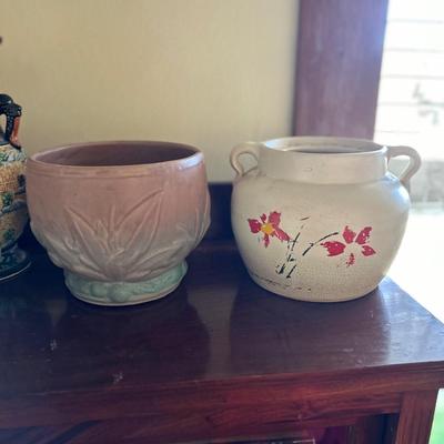 Vintage pottery lot, all seen in photos
