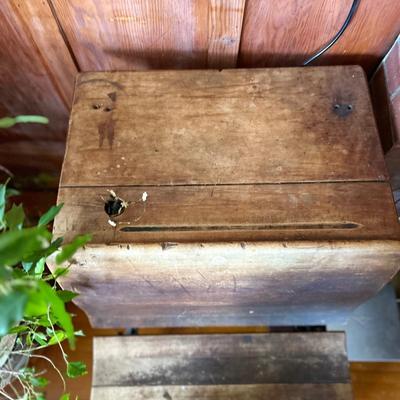 Antique school desk