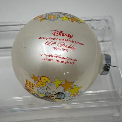 Six Late 1900â€™s Collectible Disney Ball Ornaments
