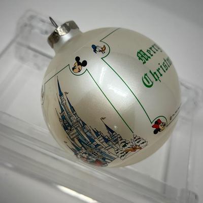Six Late 1900â€™s Collectible Disney Ball Ornaments