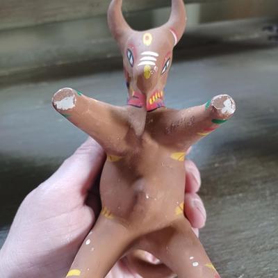 8pc traditional animal pottery
