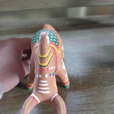 8pc traditional animal pottery