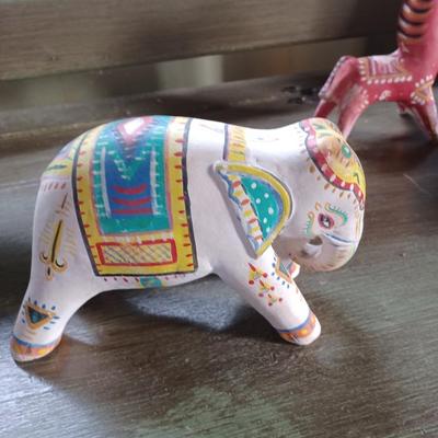 8pc traditional animal pottery