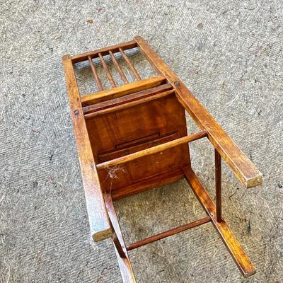 Antique Wooden Doll Chair