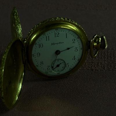 Hampden Pocket Watch - Gold Filled - parts or repair