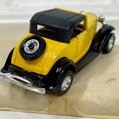Avon Classic Car Collection Yellow 1930's Roadster