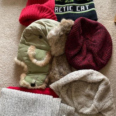 Winter hats and scarves