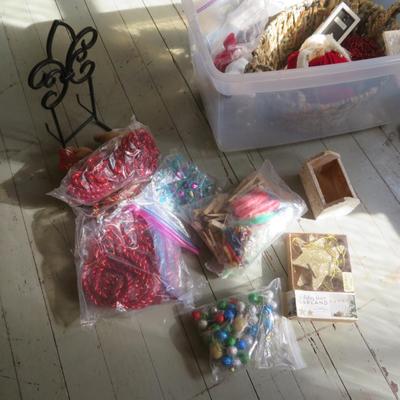 Christmas Ornaments and Decor - Estate Fresh Lot - All seen in photos.