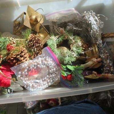 Christmas Ornaments and Decor - Estate Fresh Lot - All seen in photos.