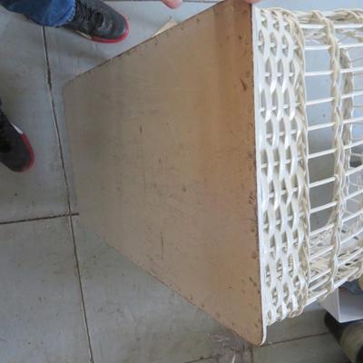 Antique Wicker Baby Bassinet, Decorative