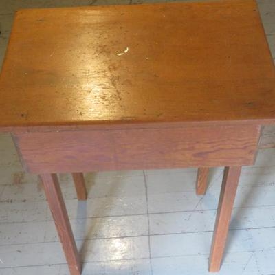 Early American Maple Utility Table, Circa 19th Century