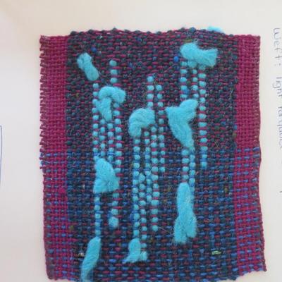 Weave Patters sample bool - hand made