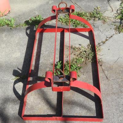 Red hanging Pot Holder