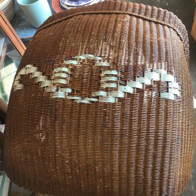 Children's Wicker Doll's Pram Stroller Kid'd Carriage, circa 1940