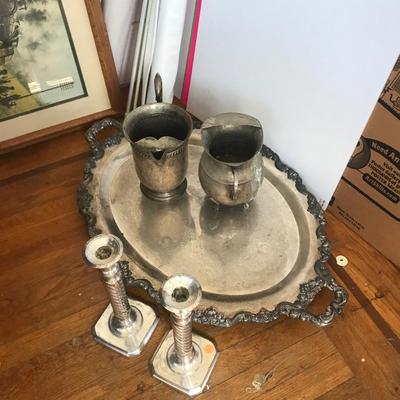 Silver plated lot all seen