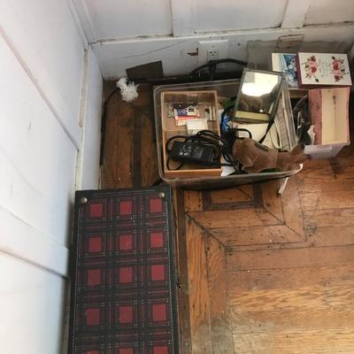 Sewing room Lot - All seen - boxes full, Plastic containers - Trim - Linen ++++