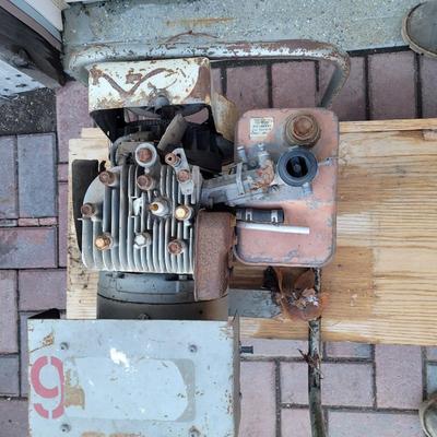 Antique gas powered winco generator
