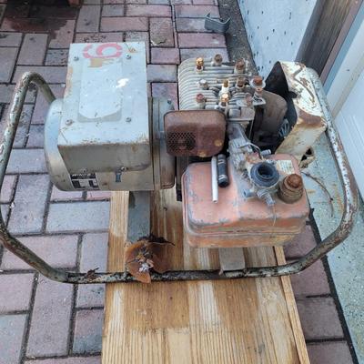 Antique gas powered winco generator
