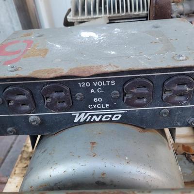 Antique gas powered winco generator