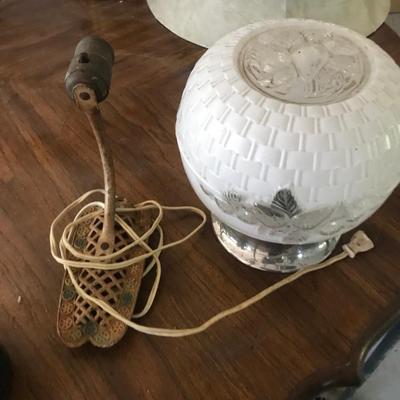 Table lot of lamps - all seen