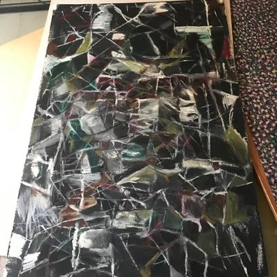 Studio art pastel drawings,