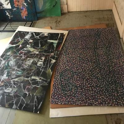 Studio art pastel drawings,