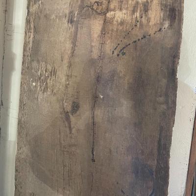 Rustic 12 ft Plank of Beveled Oak