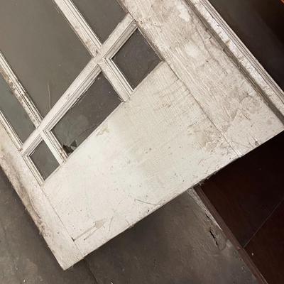 Vintage Pair of 9 Pane Doors