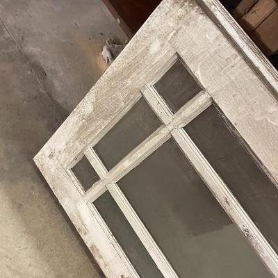 Vintage Pair of 9 Pane Doors