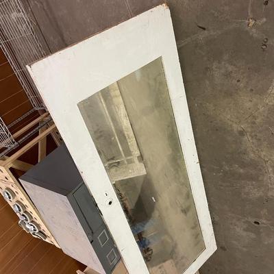 Pair of Vintage Single Pane Doors Lot One